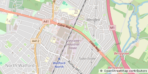 Map of Watford
