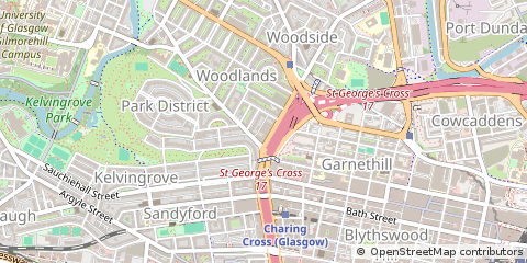 Map of Glasgow