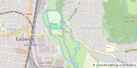 Map of Eastleigh