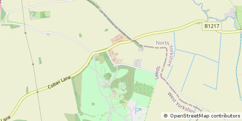 Map of Leeds, West Yorkshire
