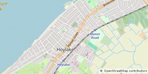 Map of Wirral