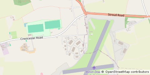 Map of Stroud, Gloucestershire