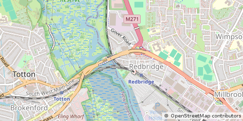 Map of Southampton, Hampshire