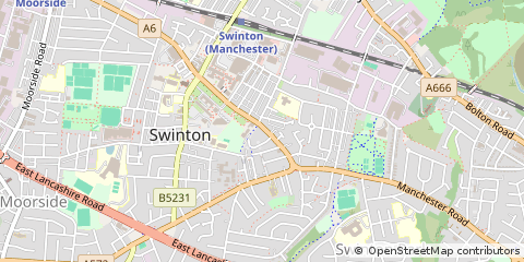 Map of Manchester