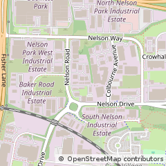 Map of Cramlington, Northumberland