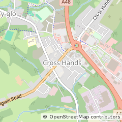 Map of Llanelli