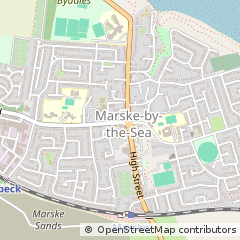 Map of Marske-by-the-SEA, Cleveland