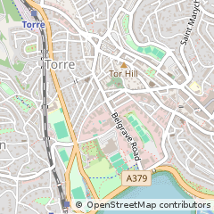 Map of Torquay, Devon