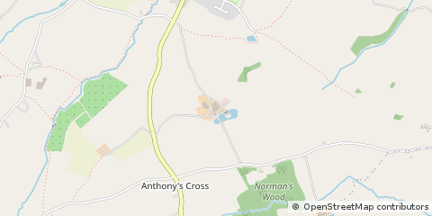 Map of Newent, Gloucestershire