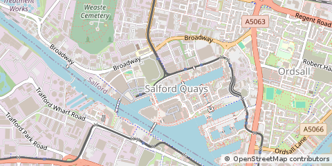Map of Salford