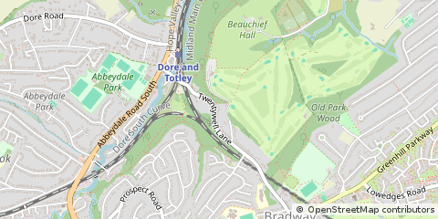 Map of Sheffield