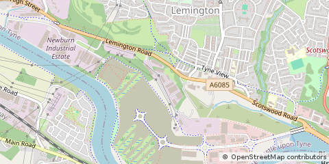 Map of Newcastle