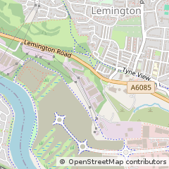 Map of Newcastle