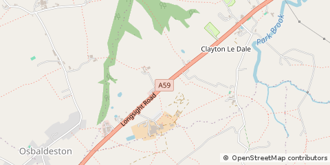 Map of Blackburn, Lancashire