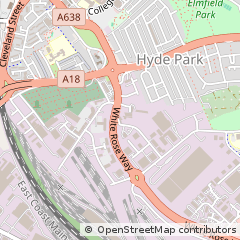 Map of Doncaster, South Yorkshire