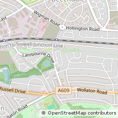 Map of Nottingham
