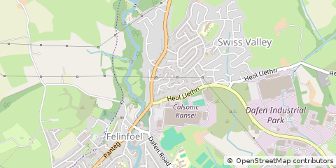 Map of Llanelli
