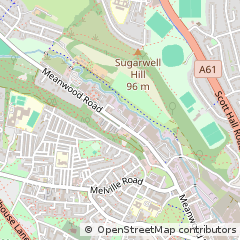 Map of Leeds, West Yorkshire