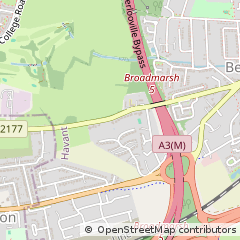 Map of Bedhampton, Hampshire