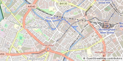Map of Birmingham