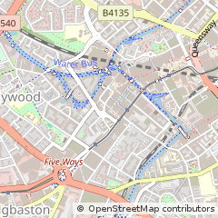 Map of Birmingham