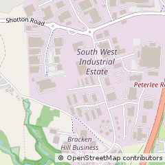 Map of Peterlee, County Durham