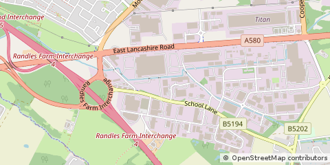 Map of Prescot