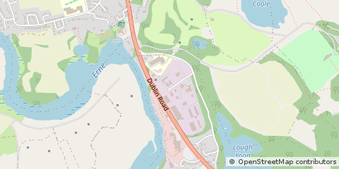 Map of Enniskillen, Co Fermanagh