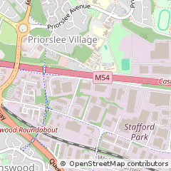 Map of Telford, Shropshire