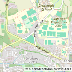 Map of Cranleigh, Surrey