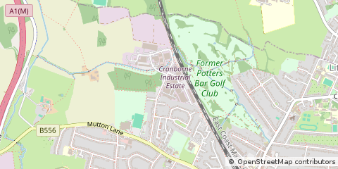 Map of Potters BAR