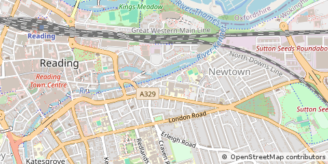 Map of Reading
