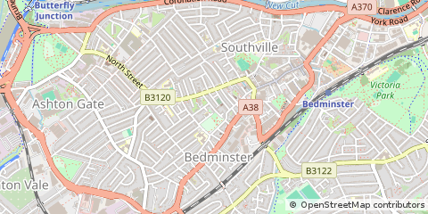 Map of Bristol