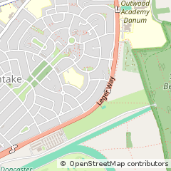 Map of Doncaster