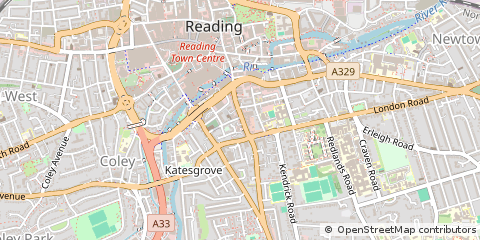 Map of Reading