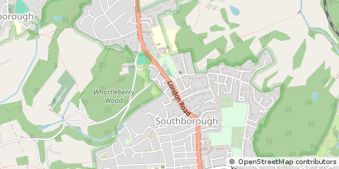 Map of Tunbridge Wells, Kent