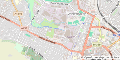 Map of Hereford