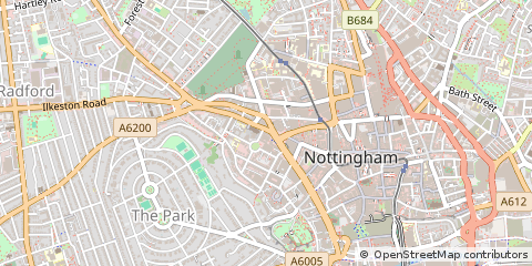 Map of Nottingham, Kent