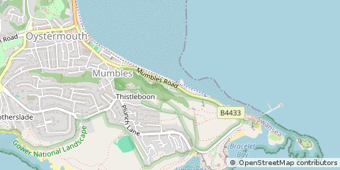 Map of Swansea