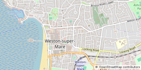 Map of Weston-Super-Mare