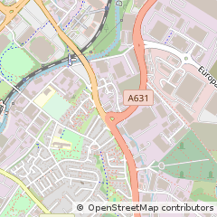 Map of Sheffield, South Yorkshire