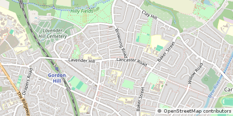 Map of Enfield, Middlesex