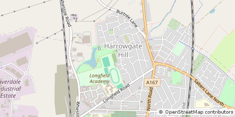 Map of Darlington