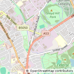 Map of Stoke-on-Trent