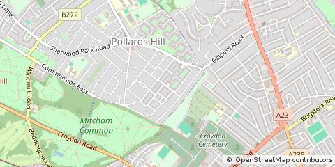 Map of Mitcham