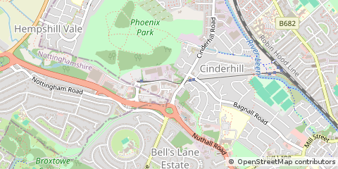 Map of Nottingham