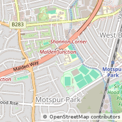 Map of NEW Malden