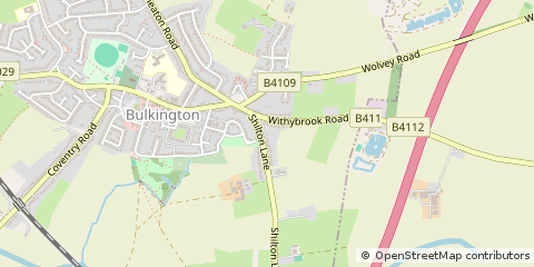 Map of Coventry, West Midlands