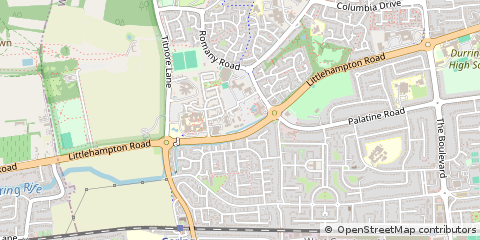 Map of Worthing, West Sussex