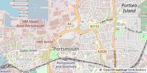 Map of Portsmouth, Hampshire